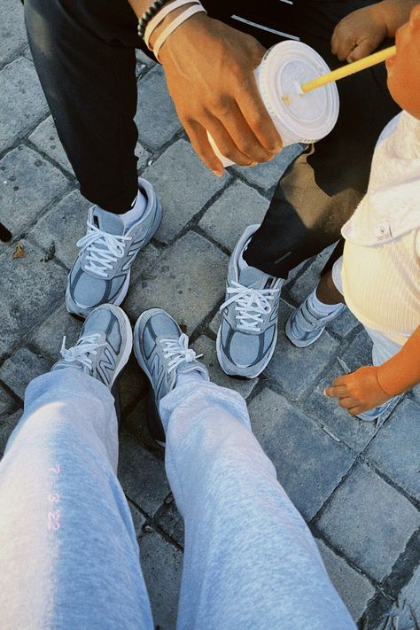 Matching Shoes For Couples New Balance, New Balance Couple Shoes, New Balance Shoes 990 V5, New Balance Outfit 990, Matching New Balance Couple, 990v5 Outfit, New Balance Shoes 990, Family Matching Shoes, Outfits With New Balance Shoes