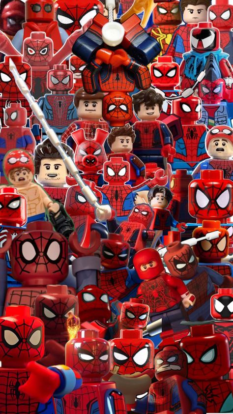 Lego Spider Man, Lego Spider, Lego Wallpaper, Lego Movie, Amazing Spiderman, Wallpaper Aesthetic, Marvel Comics, Spiderman, Lego