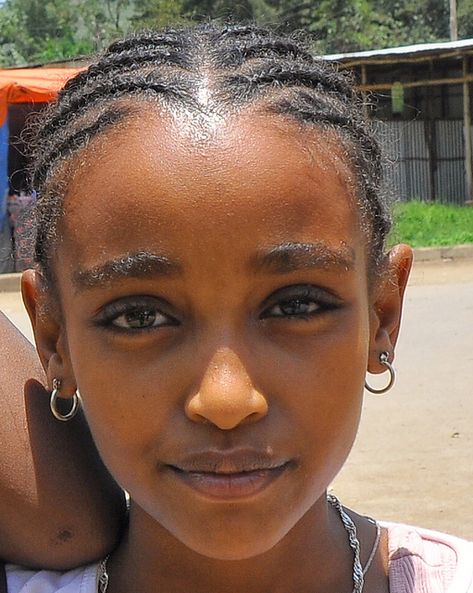 Cornrows Braids Natural Hair, Harar Ethiopia, Natural Cornrow Hairstyles, Cornrows Natural Hair, Braided Cornrow Hairstyles, Pelo Afro, Protective Hairstyles Braids, Dark Skin Beauty, Natural Hair Styles Easy