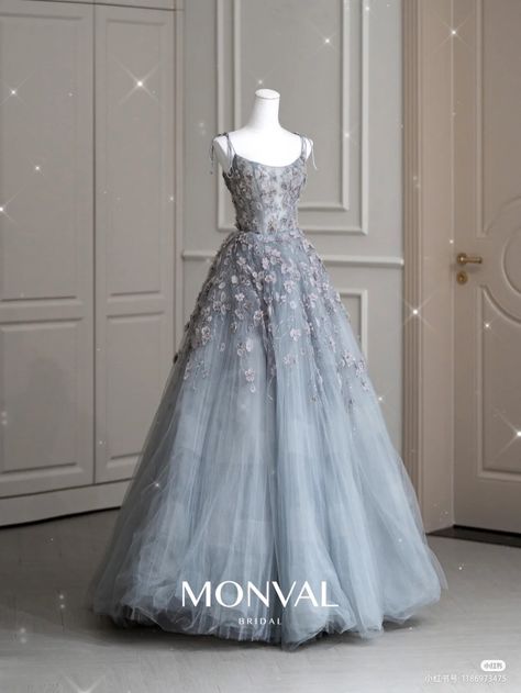 Enchanted Prom Dress, Yule Ball Dress Aesthetic, Bridgerton Dresses Inspired, Bridgerton Prom, Debut Dresses, Prom Dress Inspo, Princess Prom Dresses, Music On Spotify, Gown Inspiration