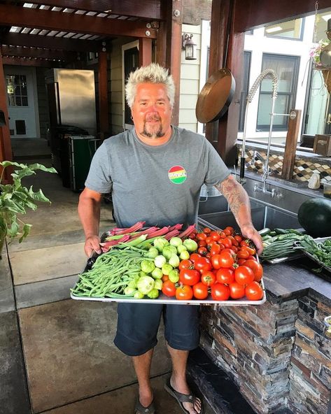 Inside Guy Fieri’s Ranch! Take a Tour of the TV Chef’s Santa Rosa Estate Guys Ranch Kitchen Recipes, Guys Ranch Kitchen, Guy Fieri Recipes, Sprawling Ranch, Celebrity Chef Recipes, Food Network Chefs, Ranch Kitchen, Santa Rosa California, Pineapple Pizza