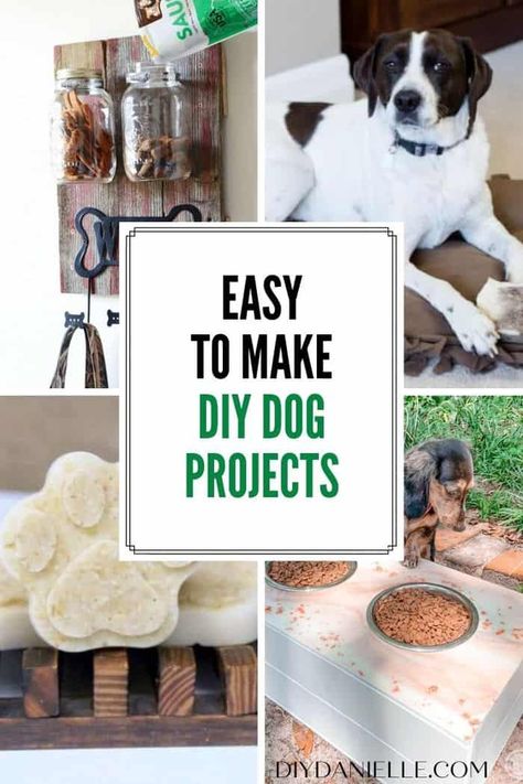 28 Easy To Make DIY Dog Projects Treat Bag For Dogs Diy, Dog Toys Diy Homemade, Homemade Dog Shampoo, Homemade Dog Toys, Diy Dog Crate, Dogs Diy Projects, Diy Pet Toys, Diy Dog Toys, Dog Tricks