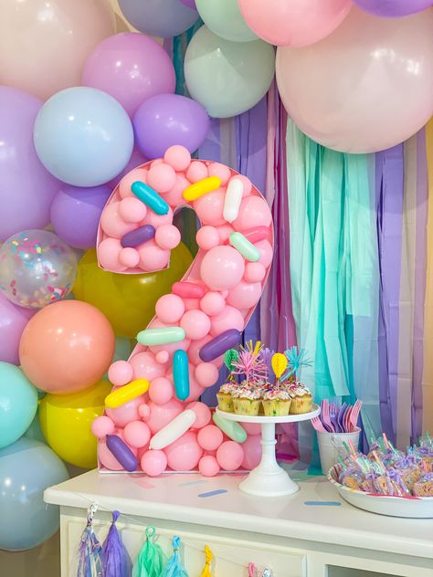 Candy, Second Birthday Party, Party Deco, Two Sweet, The Details, Convenience Store, Balloons, Convenience Store Products, Birthday Party