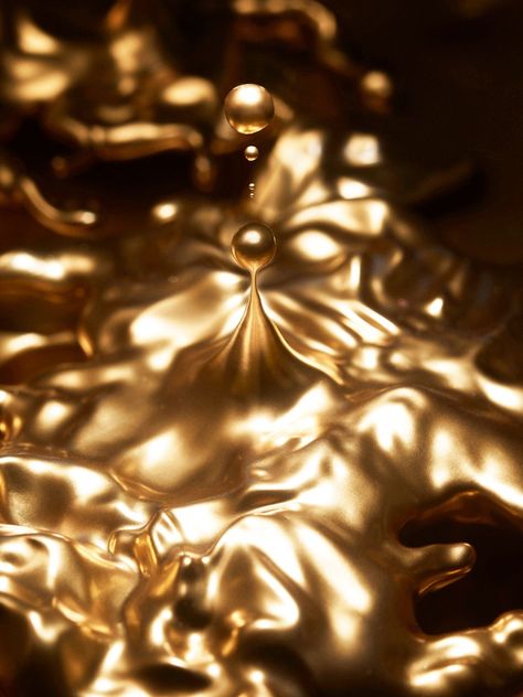 Gold Aesthetic, Gold Wallpaper, Liquid Gold, Yellow Aesthetic, Color Textures, Mood Board, Close Up, Dior, Abstract Artwork