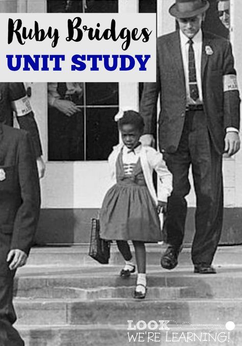 Ruby Bridges Bulletin Board, Ruby Bridges Activities, Office Workouts, Ruby Bridges, Secular Homeschool, January Activities, Homeschool Social Studies, Reading Unit, Elementary Learning