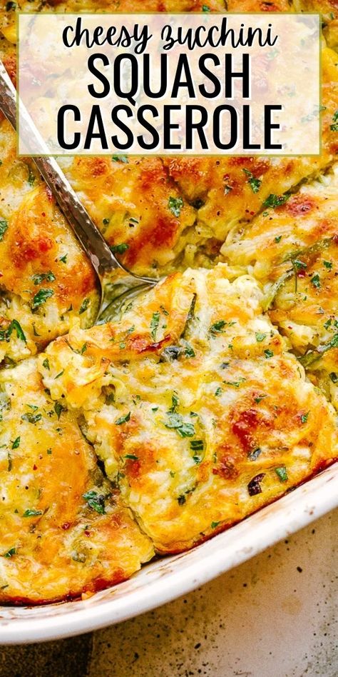 Dinner Ideas With Squash And Zucchini, Zucchini Squash Casserole Simple, Zucchini Squash Side Dish Recipes, Soups With Squash, Zucchini Squash Noodle Recipes, Recipe For Zucchini And Squash, Recipe With Squash And Zucchini, Dinners With Squash And Zucchini, Yellow Summer Squash Recipes Zucchini Casserole