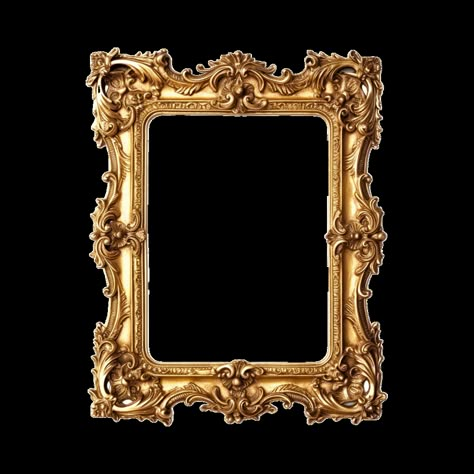 Netflix Template, Royalty Frame, Gold Frame Png, Twice Poster, Digital Journal Stickers, Hang Tag Design, Baroque Frames, Gold Baroque, Golden Frame