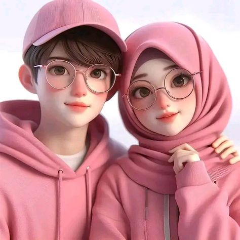 Cutecouple,muslimahcouple,sweetcouple,romantiscauple,lovestory,pasangan,suami-istri,pasutri,pernikahan,rumahtangga, Sweet Couple Cartoon, Hijab Anime, Couples Kiss, ليلو وستيتش, Hijab Dp, Boyfriend Instagram, Wedding Happy, Girly Dp, Cute Couple Dp