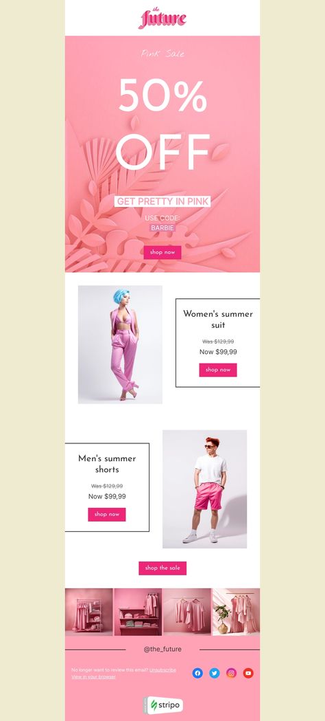 Fashion Email Newsletter Design, Welcome Flow Email Design, Sale Email Design Inspiration, Marketing Emails Design, Bundle Promo Design, Giveaway Email Design, Fashion Email Design Inspiration, Promotional Email Design, Ecommerce Email Design