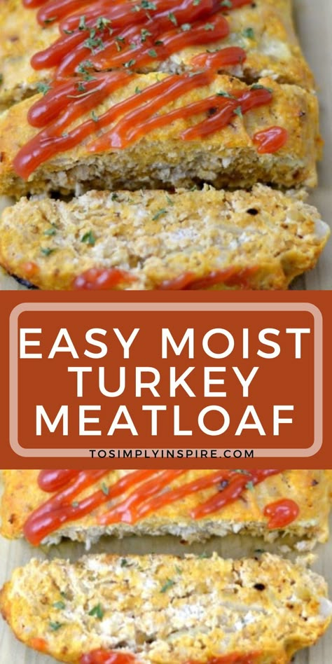 Turkey Burger Meatloaf, Ground Turkey Meatloaf Recipes, Turkey Meatloaf Recipe Easy, Mini Turkey Meatloaf, Turkey Neck Recipe, Moist Turkey Meatloaf, Easy Turkey Meatloaf, Ground Turkey Meatloaf, Mini Meatloaf Recipes