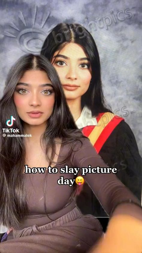 School Picture Day Advice, Picture Day Makeup Ideas, How To Slay Picture Day, Simple Makeup For Hazel Eyes, How To Tame Eyebrows, Picture Day School Outfit, What To Get From Ulta, Tips For Picture Day At School, Picture Day Fits For School