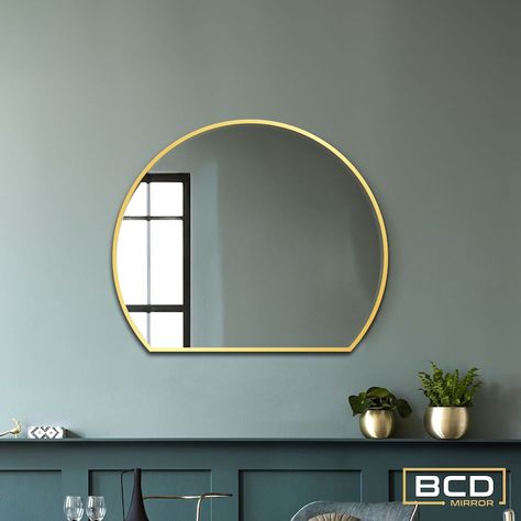 bathroom mirror, home wall art mirror, large mirror, modern home mirror, mirror black frame, wall hanging mirror, Half Circle Mirror, Half Round Mirror, Wood Wall Mirror, Aesthetic Mirror, Scandinavian Style, Semicircle Mirror, Round Mirror Semicircle Mirror, Scandinavian Vanity, Wooden Wall Mirror, Cut Mirror, Mirror Aesthetic, Art Mirror, Chic Mirror, Aesthetic Mirror, Vanity Wall Mirror