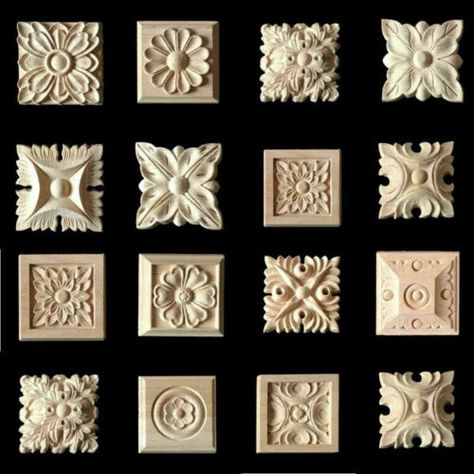 Wood Decals, Applique Furniture, Walnut Wood Furniture, Decor Cabinet, Furniture Craft, Carved Wood Wall Art, Diy Furniture Decor, Furniture Appliques, Wood Appliques