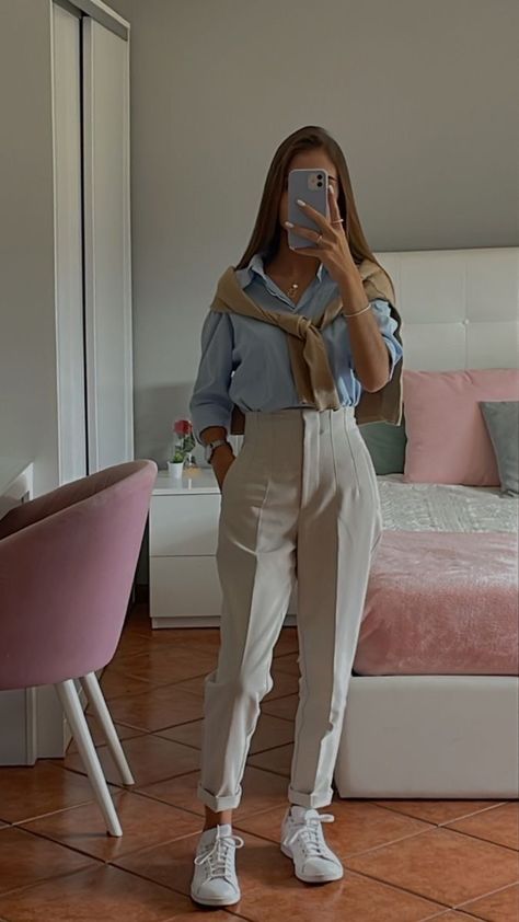 Chic Dressy Casual Outfits, Relaxed Classy Outfit, She In Outfits Ideas, Comfortable Casual Outfits For Women, Feminine Women Outfits, Formal But Casual Outfits, Summer Outfit Pear Shape, Classy Summer Fits, Outfits Elegante Sport