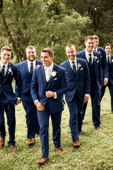 Navy Groom Charcoal Groomsmen, Navy Blue Groomsmen, Blue Groomsmen Suits, Navy Groomsmen, Blue Groomsmen, Navy Groom, Navy Suit Wedding, Grooms Attire, Wedding Groomsmen Attire