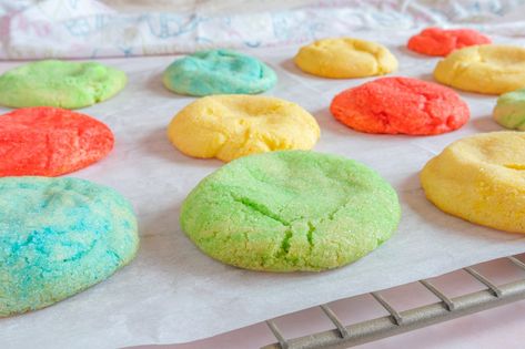 Jello Cookies Recipe, Jello Cookies, Sugar Cookie Dough Recipe, Chicken Soups, Keylime Pie Recipe, Rhubarb Cake, Cookie Dough Recipes, Soft Sugar Cookies, Sugar Cookie Dough