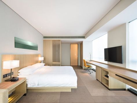 BLVD · Hyatt Place Hotel Luoyang Luoyang, Luoyang China, Japanese Interior Design Modern, Hotel Guestroom, Hotel Bedroom Design, Hotel Room Interior, Contemporary Hotel, Hotel Room Design, Hotel Bedroom