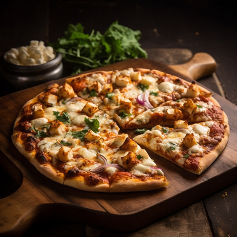 Indulge in the perfect blend of health and taste with our Wholesome Paneer Perfection pizza. Made with whole wheat crust and topped with butter-paneer, this recipe is a special twist on traditional pizza that will leave you craving for more. #brunchgoals #recipeinspiration #flavorful #food #tasty #weeknightdinner #pizza #healthypizza #yum #recipe #savory #cravingformore #indiandelight #oonioven #paneer Paneer Pizza, Butter Paneer, Spicy Pizza, Veg Pizza, Wheat Pizza Dough, Wheat Pizza, Pizza Shapes, Whole Wheat Pizza, Healthy Pizza