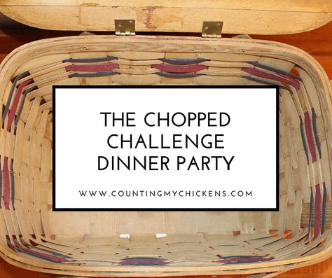 Chopped Themed Birthday Party, Chopped Challenge, Cutthroat Kitchen, Cooking For A Group, Cooking Contest, Cooking Competition, Party Cooking, Cooking Challenge, Family Fun Night