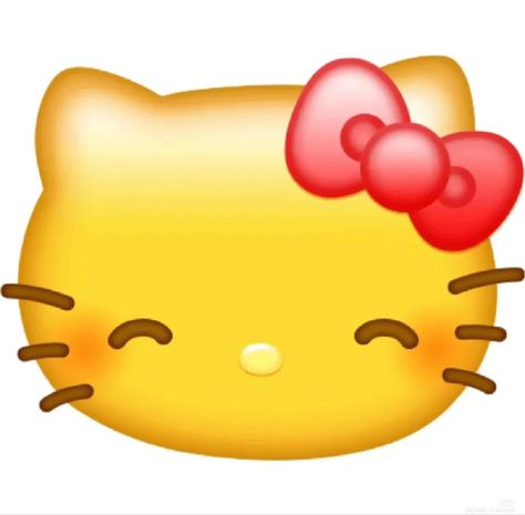 Hello Kitty Funny, Apple Emojis, Cute Emoji Combinations, Imessage Sticker, Emoji Stickers Iphone, Images Emoji, Ios Emoji, Pink Wallpaper Hello Kitty, Images Hello Kitty