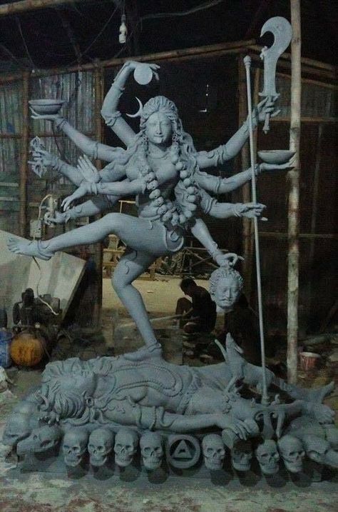 Kali Mata Murti, Kali Puja, Durga Mata, Kali Hindu, Kali Mata, Kali Ma, Maa Kali, Goddess Kali, Saraswati Goddess