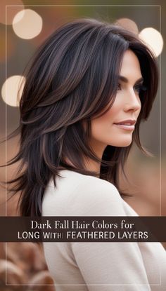 Brunette Hair Ideas Fall, Brunette With Dark Blonde Highlights, Hair Color Ideas For Brunettes Cool Tone, Cool Toned Fall Hair, Fall 2024 Hairstyle Trends, Fall Brunette Hair Color Pale Skin, 2024 Brunette Hair Trends Fall, Brown Hair Color With Lowlights, Dark Hair Ideas For Fall