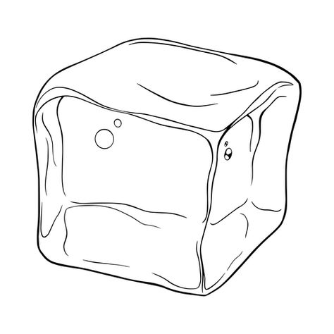 Ice cube block hand drawn ice cube #AD , #block, #cube, #drawn, #ice, #Ice Ice Cube Tattoo Design, Ice Cube Cartoon, Ice Cube Drawing, Ice Cube Png, Ice Cartoon, Ice Tattoo, Ice Drawing, Inktober Ideas, Cube Template