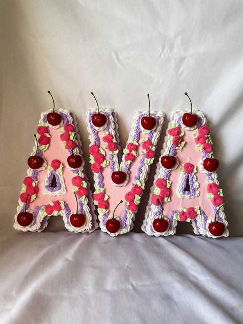 This Wall Hangings item by CakeShackCo has 278 favorites from Etsy shoppers. Ships from Kyle, TX. Listed on Sep 14, 2024 Fake Food Art Project, Crafty Wall Decor, Fake Frosting Diy, Let Them Eat Cake Bid Day, Fake Cake Wall Decor, Fake Cake Decor, Painted Sorority Letters Wooden, Fake Cake Diy, Birthday Diy Decorations