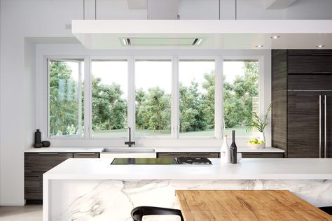 Grid Windows, Modern Windows And Doors, Marvin Windows And Doors, Marvin Windows, Timber Windows, Door Inspiration, Window Awnings, Energy Efficient Design, Modern Windows