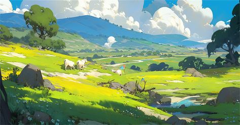 ArtStation - 074 Bg Design, Concept Art Tutorial, Landscape Concept, Landscape Background, Pretty Landscapes, Fantasy Places, Landscape Drawings, Fantasy Art Landscapes, Landscape Illustration