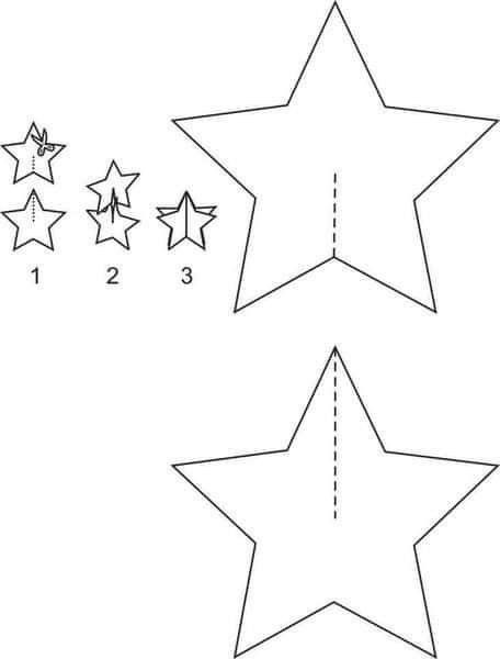 Wise Men Star Craft, Diy Star Decor, Star Room Decor, Christmas Star Crafts, Star Crafts, The Wise Men, Star Craft, Craft Templates, Stars Craft