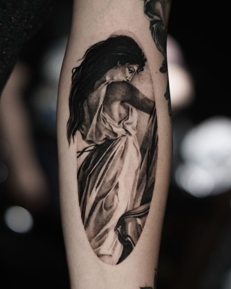 Sappho” by Miquel Carbonell Selva, 1881 #sappho #tattoo #smalltattoo #blackandgreytattoo Sappho Art, Sappho Tattoo, Tattoos 2023, Realism Tattoos, Fern Tattoo, Tattoo Concepts, Star Tattoo, Realism Tattoo, Tat Ideas