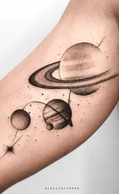 Outer Space Tattoo Design, Exploding Planet Tattoo, Planet Earth Tattoo, Astrophysics Tattoo, Universe Tattoo Design, Planets Tattoo Design, Planet Tattoo Ideas, Outer Space Tattoo, Galaxy Tattoo Design