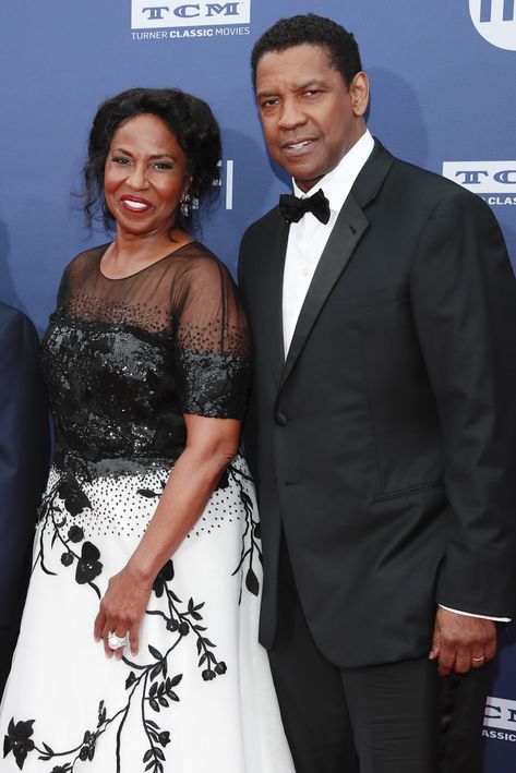 Denzel Washington Dedicates Life Achievement Award to His Wife: 'I Wouldn't Survive' Without Her Denzel Washington Wife, Black Celebrity Couples, White Celebrities, Boris Kodjoe, 35th Wedding Anniversary, Black Celebrity, Turner Classic Movies, Black Celebrities, Denzel Washington