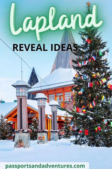 Elf On The Shelf Lapland Reveal, Lapland Reveal Ideas, Surprise Trip Reveal Ideas Kids, Lapland Reveal, Finland Trip, Surprise Trip Reveal, Christmas Presents For Kids, Elf Letters, Santa's Village