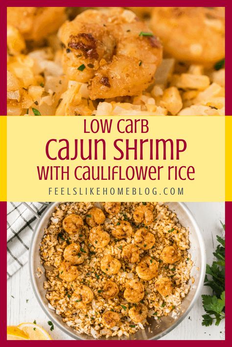 Cajun Shrimp Scampi, Cajun Seasonings, Cajun Shrimp And Rice, Meal For Dinner, Creole Sauce, New Orleans Style, Cauliflower Rice Recipes, Shrimp And Rice, Cajun Shrimp