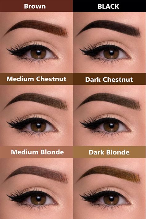 Makeup Brushes Amazon, Mircoblading Eyebrows, Grey Eyebrows, Henna Eyebrows, Ombre Eyebrows, Eyebrow Makeup Tutorial, Eyebrow Design, Brown Eyebrows, Brow Tattoo