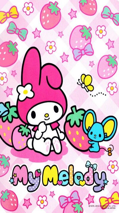 My melody Sanrio Things, Hello Sanrio, My Melody Wallpaper, Unicorn Pictures, Kitty Images, Cute Kawaii Animals, Kawaii Sanrio, Sanrio Wallpaper, Hello Kitty My Melody