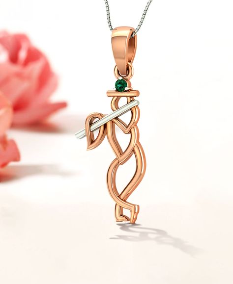 Add colour to your ethnic jewellery by choosing this Lord Krishna pendant which is adorned with an emerald stone. Krishna Pendant Design, Krishna Dollar Gold, Krishna Pendent Gold, Krishna Locket Gold For Women, Krishna Pendant Gold For Women, Krishna Ring Design, Krishna Locket Gold, God Pandent, Krishna Pendant Gold