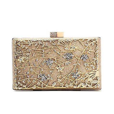 Women Bags Fashion Handbags, Rhinestone Clutch, Crystal Clutch, Gold Clutch, Beaded Evening Bags, Party Purse, Handbag For Women, Clutch Purse Evening, Evening Handbag