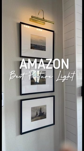 Home Decor 🌿 on Instagram: "Best Amazon Wireless Picture Light for your gallery wall!! Comes in black and silver too! Comment “links” to shop from your DM! Or checkout my bio for more shopping inspo! My sister came up with this all by herself #amazonfinds #amazonhome #walldecor #decor #gallerywall #landscapewallart #homedecor #springdecorating" Wireless Picture Light, Ikea Picture Frame, Ikea Pictures, Wireless Lights, Ikea Decor, Black Picture, Accent Lighting, Best Amazon, Landscape Wall Art