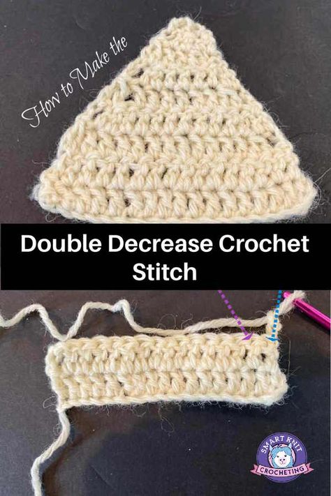 How to Make a Double Crochet Decrease Stitch: Complete Tutorial Decrease Crochet Stitch, Crochet Decrease Stitch, Joining Crochet Motifs, Decrease Crochet, Dog Sweater Crochet Pattern, Double Crochet Decrease, Dog Sweater Pattern, Crochet Dog Sweater, Crochet Symbols