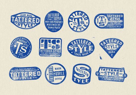 Creative Typography and Stamp image ideas & inspiration on Designspiration Tumblr, Patchwork, Stamps Graphic Design, Seal Design Logo, Badge Style Logo, Stamp Logo Design, Emblem Logo Design, Blue Branding, Badge Logo Design