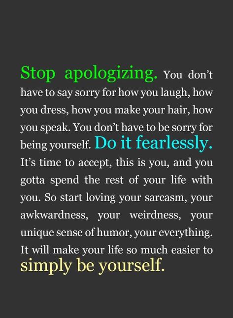 Always be yourself, you are special Saying Sorry, Self Love Quotes, A Quote, The Words, Great Quotes, Wisdom Quotes, True Quotes, Inspirational Words, Life Lessons