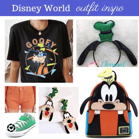 Goofy Disney Outfit, Goofy Outfits, Disneyworld Outfit, Disney Character Outfits, Goofy Disney, Disney World Outfits, Disney World Parks, Hat Ideas, Disney S