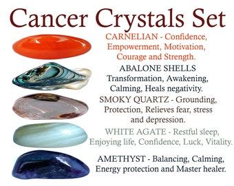 Stones For Cancerians, Healing Crystals For Cancers, Crystals For Cancerians, Abalone Shell Meaning, Crystals For Zodiac Signs, Crystals For Zodiac, Crystals Carnelian, Gemstones Chart, Crystal Healing Chart