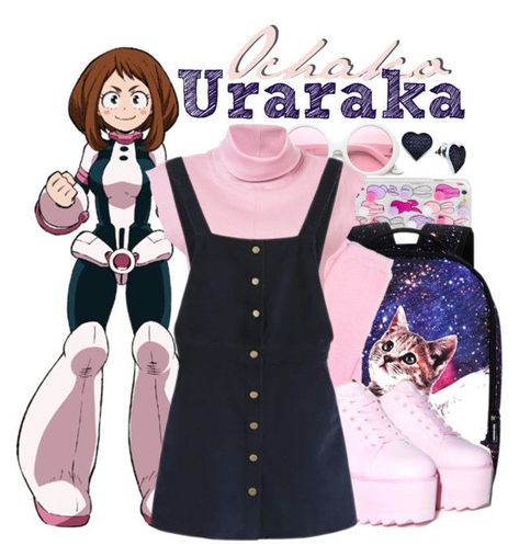 Otaku Clothes, Daniel Patrick, Closet Cosplay, Ochaco Uraraka, Inspired Clothes, Rok Mini, Nerd Fashion, Character Inspired Outfits, Fandom Fashion