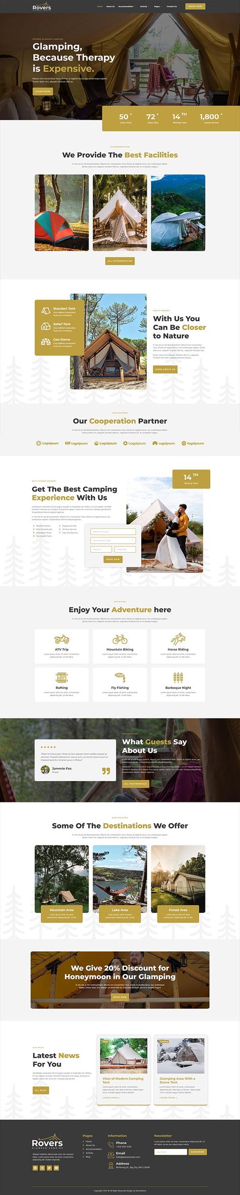 Camp Website Design, Camping Website Design, Camping Site Design, Safari Website, Camping Website, Camp Website, Adventure Website, Glamour Camping, Nature Retreat