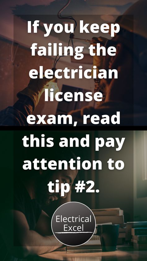 If you keep failing the electrician license exam, read this and pay attention to tip #2. #texas #electrician Journeyman Electrician, Licence Test, Ohms Law, Test Taking Strategies, Aptitude Test, Exams Tips, Hard Questions, Exam Prep, Test Taking