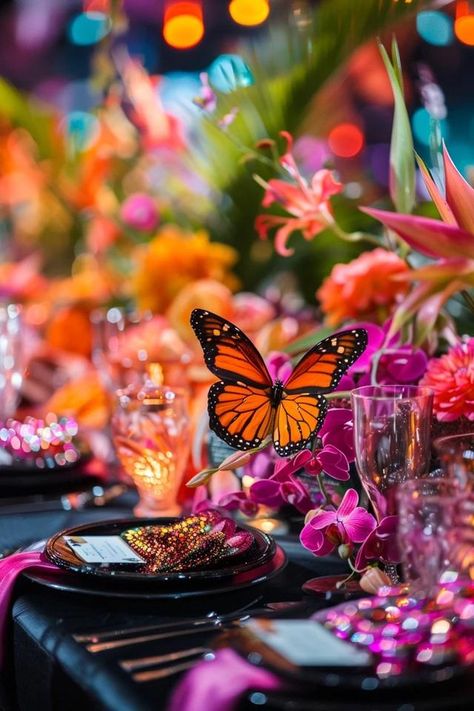 Butterfly Theme Party Ideas: Enchant Your Guests Monarch Butterfly Party Ideas, Butterfly Theme Party Ideas, Monarch Butterfly Wedding, Butterfly Games, Butterfly Wedding Decorations, Butterfly Party Favors, Butterfly Theme Party, Butterfly Birthday Theme, Butterfly Garden Party